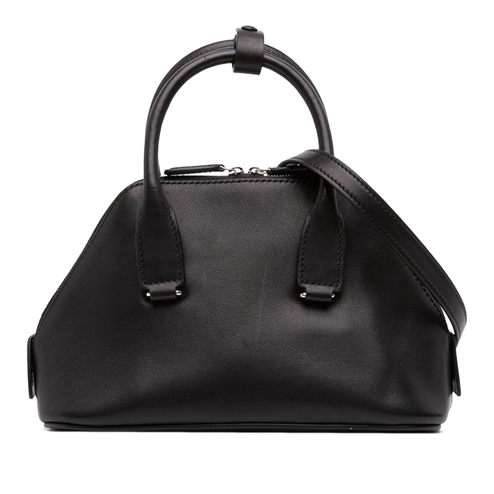 Pre-Loved The Row Mini Calfskin Devon Saddle Satchel